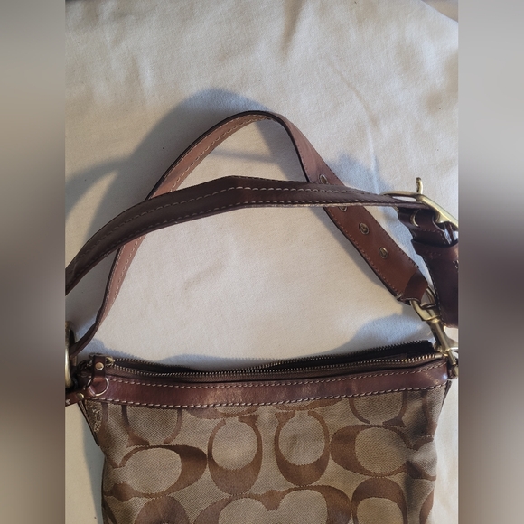 Coach Brown and Tan Crossbody Bag - Picture 13 of 14